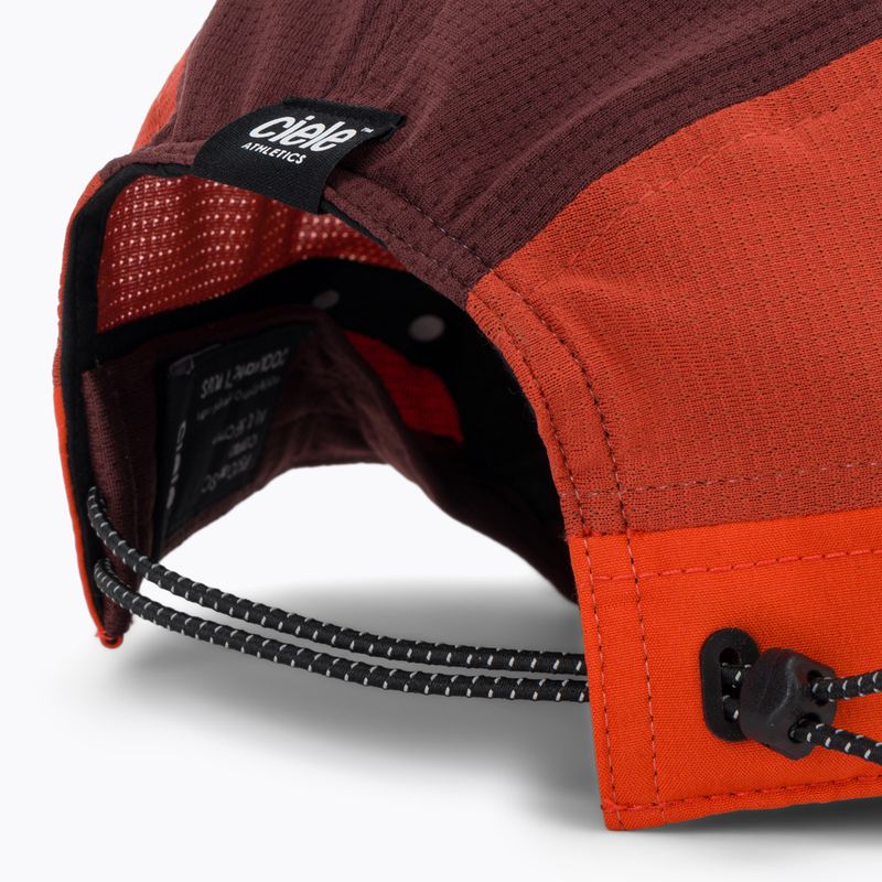 Ciele Athletics FSTCap SC Comp IconicVC vöröses bíbor/pirosló zöld sapka sapkával 4