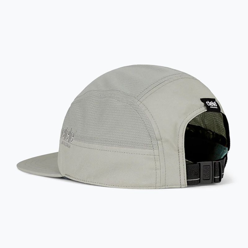 Ciele Athletics GOCap Comp Bars szellős szürke baseball sapka 2