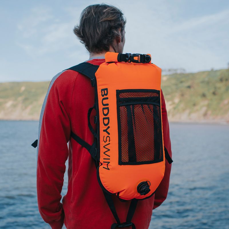 BuddySwim Hátizsákos mentőbója 28 l narancssárga 8