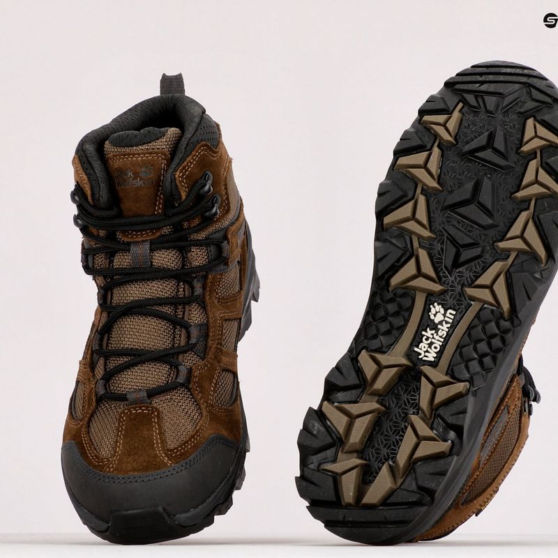 Férfi túrabakancs Jack Wolfskin Vojo 3 Texapore barna 4042461_5298 9