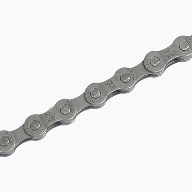 Kerékpárlánc SRAM 10 CN PC830 114LI W/ PWR.LNK 8SPD 25 szürke 46.2758.114.016