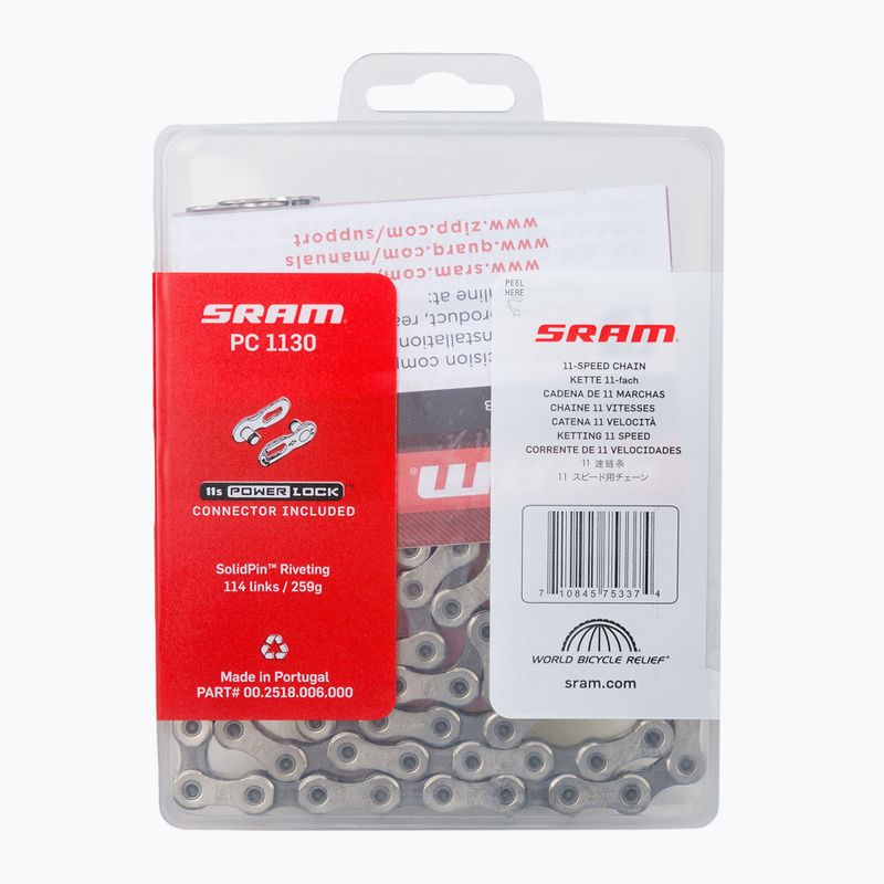 Kerékpár lánc SRAM CN PC1130 114LI W/ PWR.LCK 11S 00.2518.006.000 2