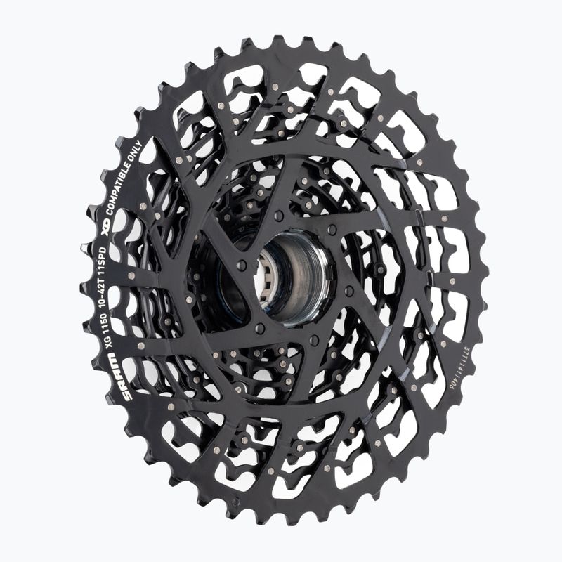 11 soros kerékpár kazetta SRAM AM CS XG-1150 10-42 fekete 00.2418.058.000 2