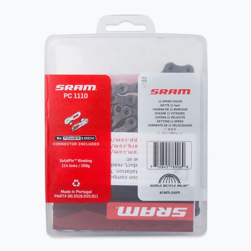 SRAM kerékpár lánc CN PC1110 W/ PWR.LCK 00.2518.025.011 2