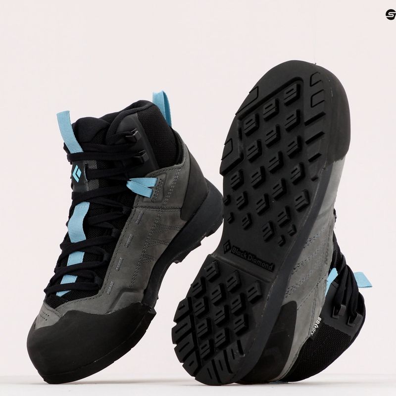 Női trekking csizma Black Diamond Mission LT Mid WP Aprch szürke 9