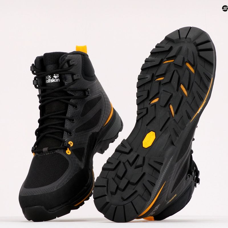 Jack Wolfskin férfi Force Trekker Texapore trekking csizma fekete 4048601_6055 9