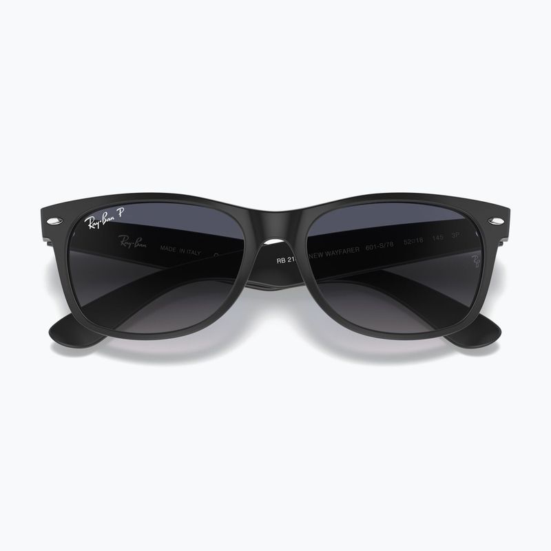 Napszemüveg Ray-Ban New Wayfarer Classic black matte/blue gradient 3