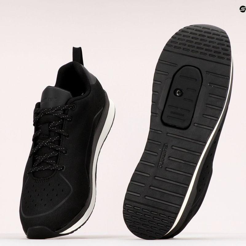 Férfi kerékpáros cipő Shimano CT500 fekete ESHCT5PG420SL00 10