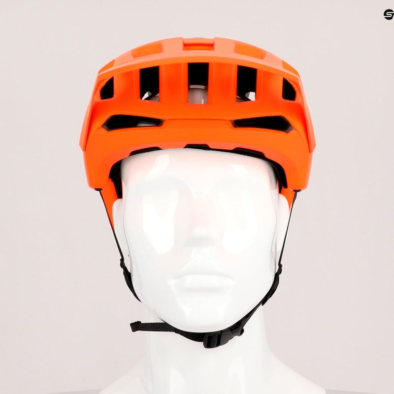 Kerékpáros sisak POC Kortal Race MIPS fluorescent orange/uranium/black matt 9