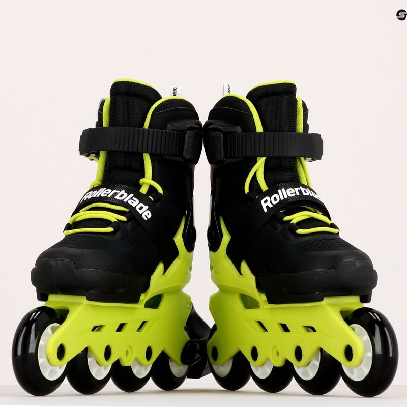 Rollerblade Microblade gyermek korcsolya fekete/sárga 7101700215 9