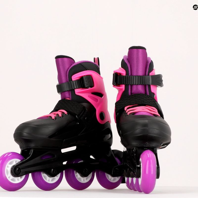 Rollerblade Fury G gyermek görkorcsolya fekete/rózsaszín 07067100 7Y9 9