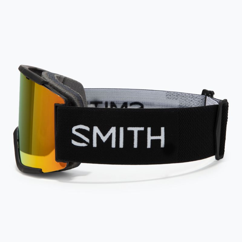 Síszemüveg Smith Squad XL black/chroma pop sun red mirror/chroma pop storm yellow flash 5