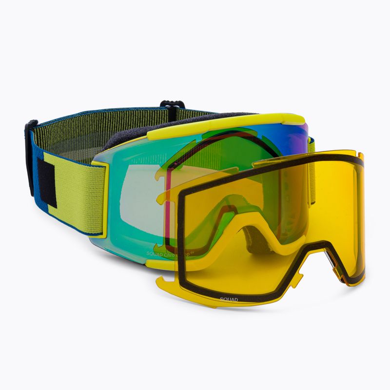 Smith Squad S2 síszemüveg sárga-zöld M00668