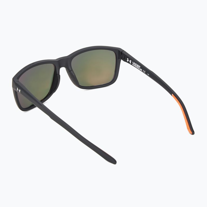 Férfi Under Armour 0005/S S3 matt fekete arany/piros többrétegű napszemüveg 2