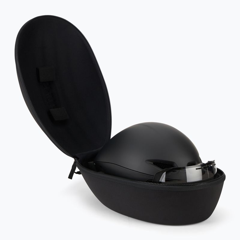 Smith Jetstream TT matt fekete/kromapop piros tükör/tiszta kerékpáros sisak 10