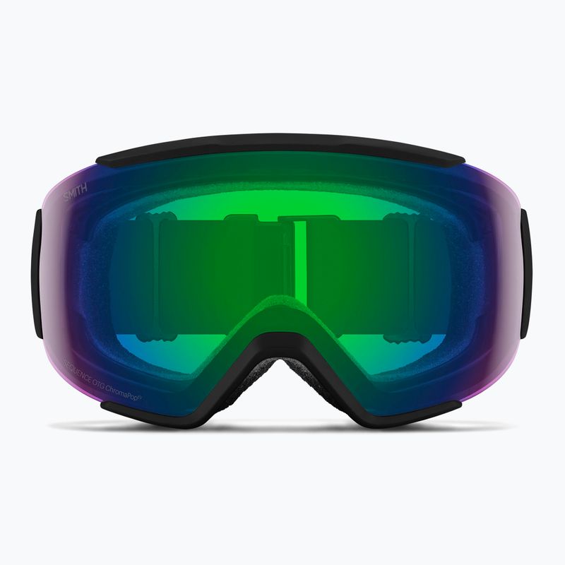 Síszemüveg Smith Sequence OTG S2 black/chromapop everyday green mirror 2