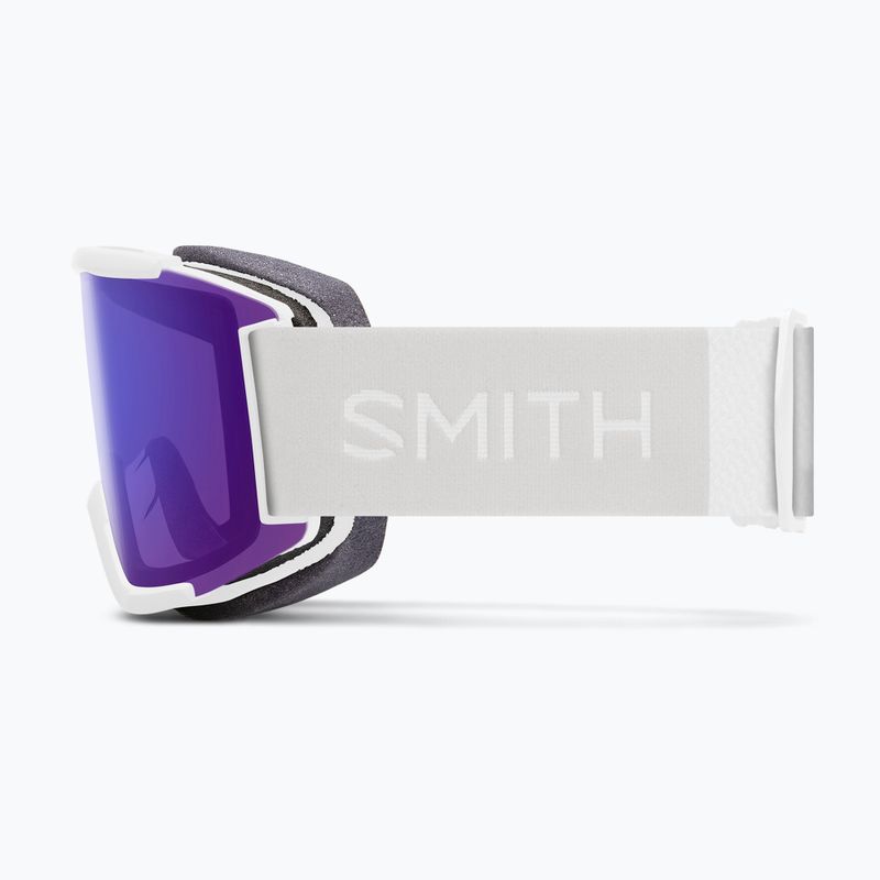 Síszemüveg Smith Squad white vapor/chromapop everyday violet mirror/clear 4