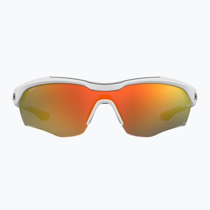 Férfi Under Armour Yard Pro matt fehér/narancssárga többrétegű oleofób napszemüveg 3