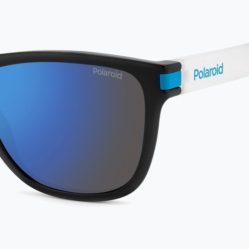 Polaroid PLD 2138/S matt fekete kék/kék tükör polarizált napszemüveg 4
