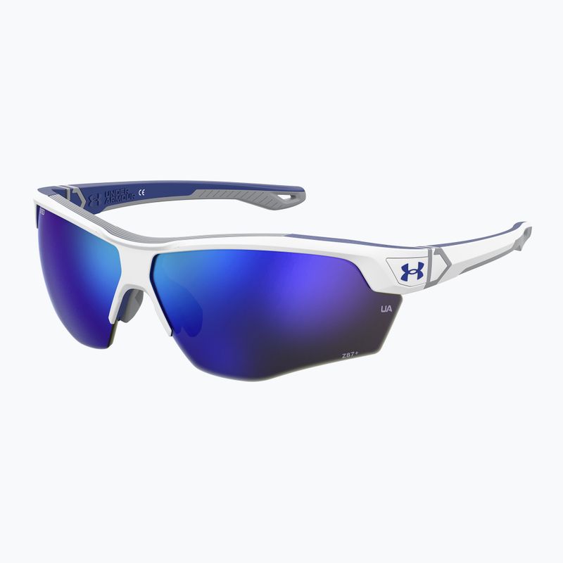 Under Armour Yard Dual S3 matt fehér kék/kék többrétegű olajfób napszemüveg 2