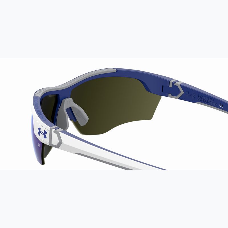 Under Armour Yard Dual S3 matt fehér kék/kék többrétegű olajfób napszemüveg 6