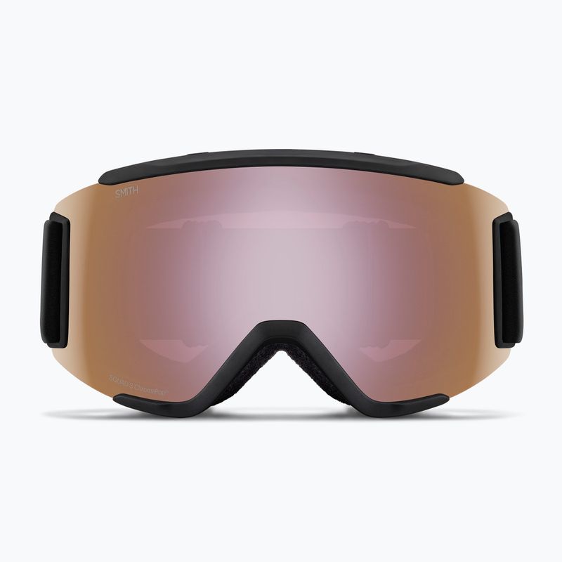 Síszemüveg Smith Squad S black/chromapop everyday rose gold mirror 2