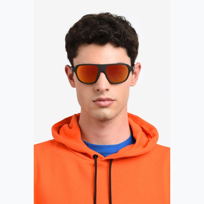 Polaroid PLD 2152/S matt fekete piros/piros többrétegű polarizált napszemüveg 9