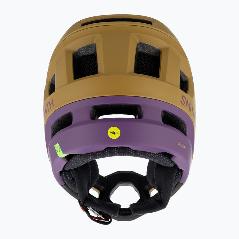 Kerékpáros sisak Smith Mainline MIPS matte coyote/indigo 3