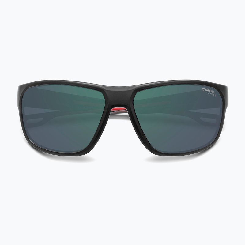 Carrera 4018/S férfi matt fekete piros/zöld szürke magas kontrasztú antireflex napszemüveg 4