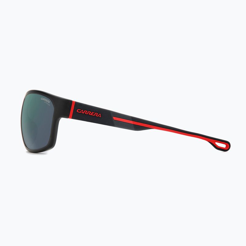 Carrera 4018/S férfi matt fekete piros/zöld szürke magas kontrasztú antireflex napszemüveg 5