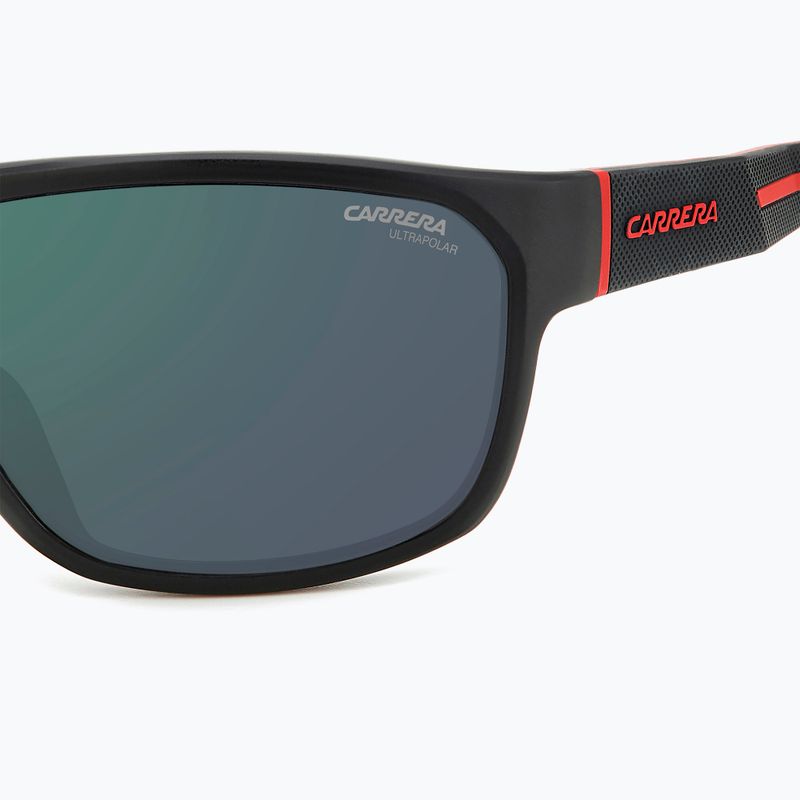 Carrera 4018/S férfi matt fekete piros/zöld szürke magas kontrasztú antireflex napszemüveg 6