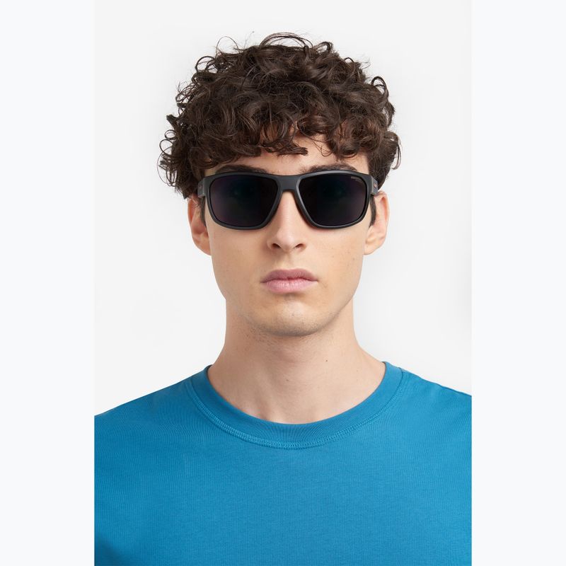 Carrera 4018/S férfi matt fekete piros/zöld szürke magas kontrasztú antireflex napszemüveg 7
