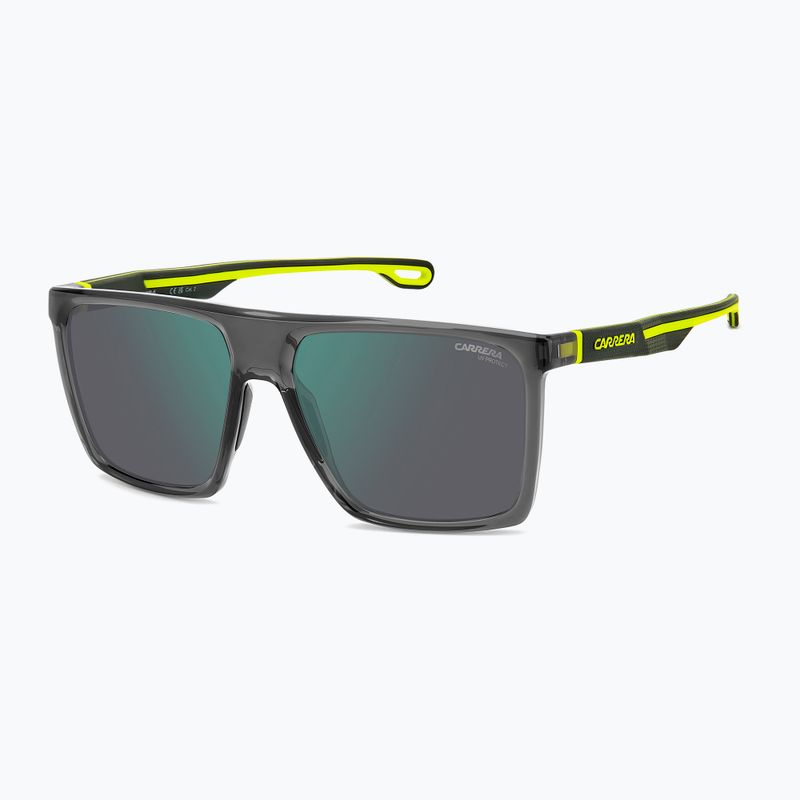 Carrera 4019/S férfi szürke sárga fluo/zöld tükör napszemüveg 2