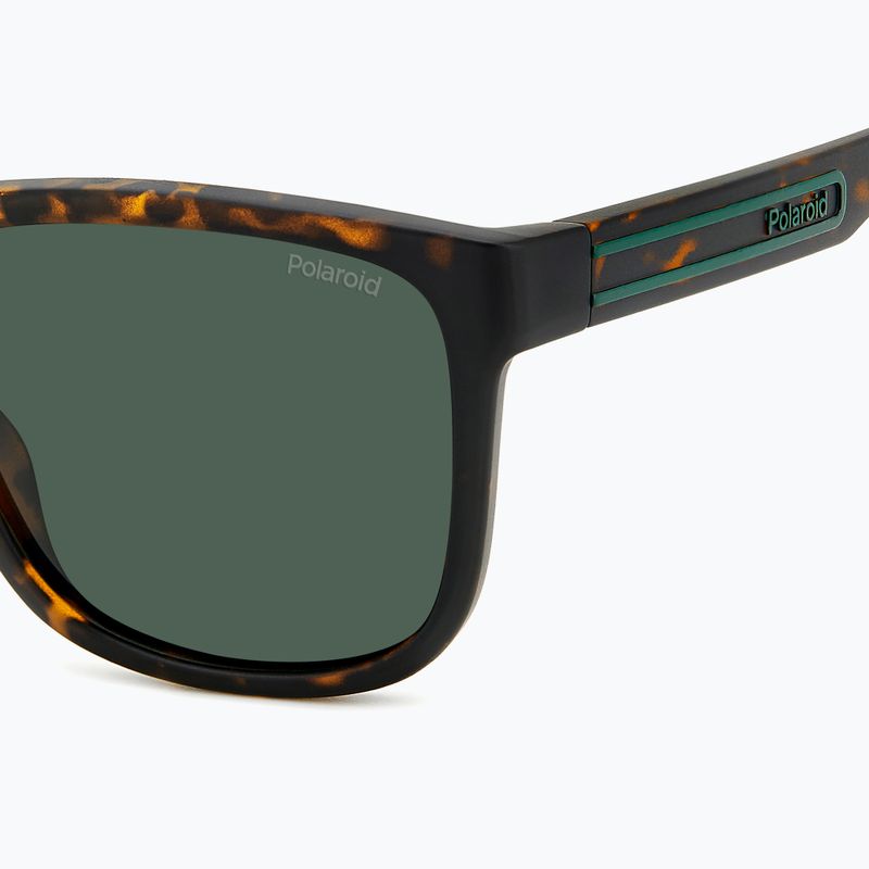 Polaroid PLD 2155/S matt barna havanna/zöld polarizált férfi napszemüveg 5