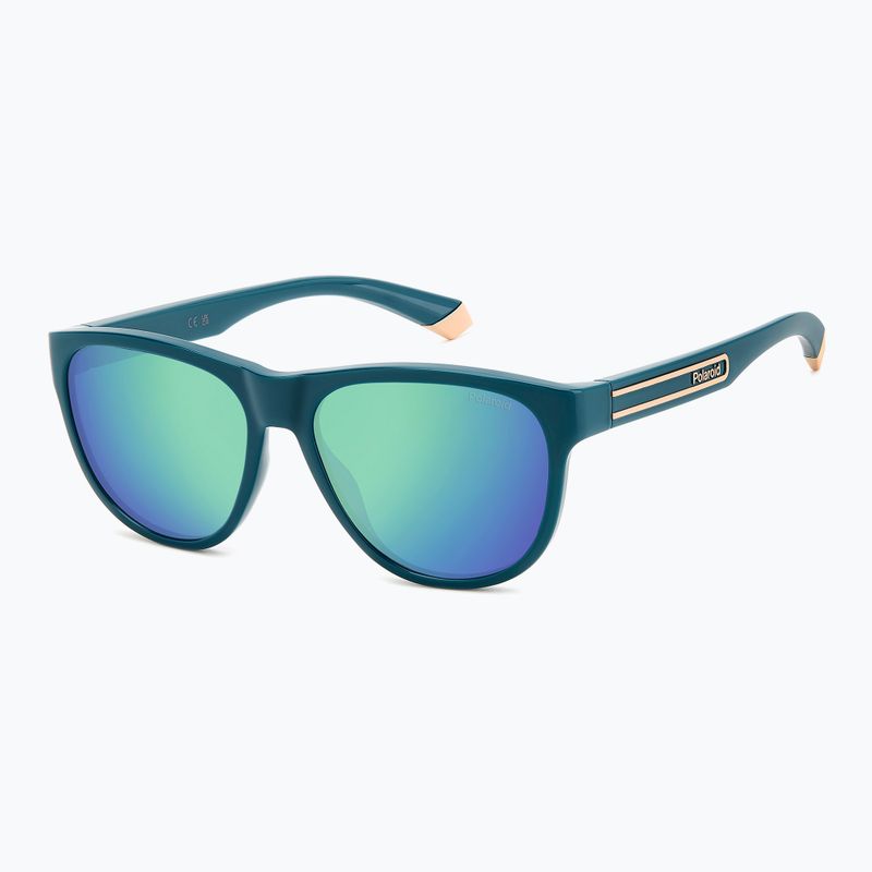 Polaroid PLD 2156/S teal/szürke tükrös polarizált napszemüveg 2