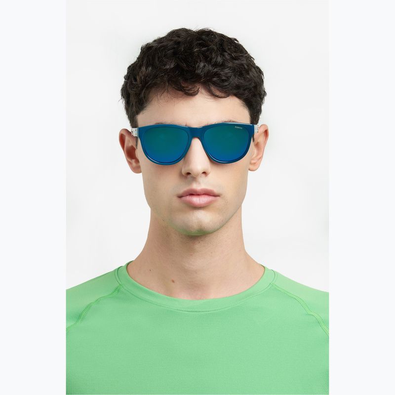 Polaroid PLD 2156/S teal/szürke tükrös polarizált napszemüveg 6