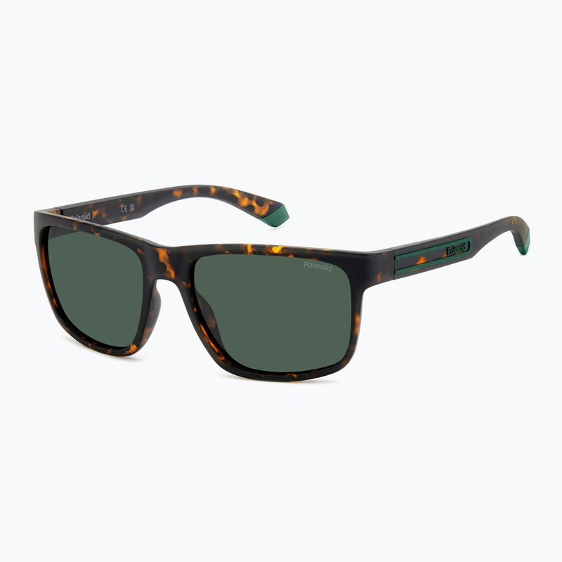 Polaroid PLD 2157/S matt barna havanna/zöld polarizált férfi napszemüveg 2