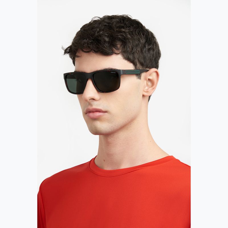 Polaroid PLD 2157/S matt barna havanna/zöld polarizált férfi napszemüveg 7