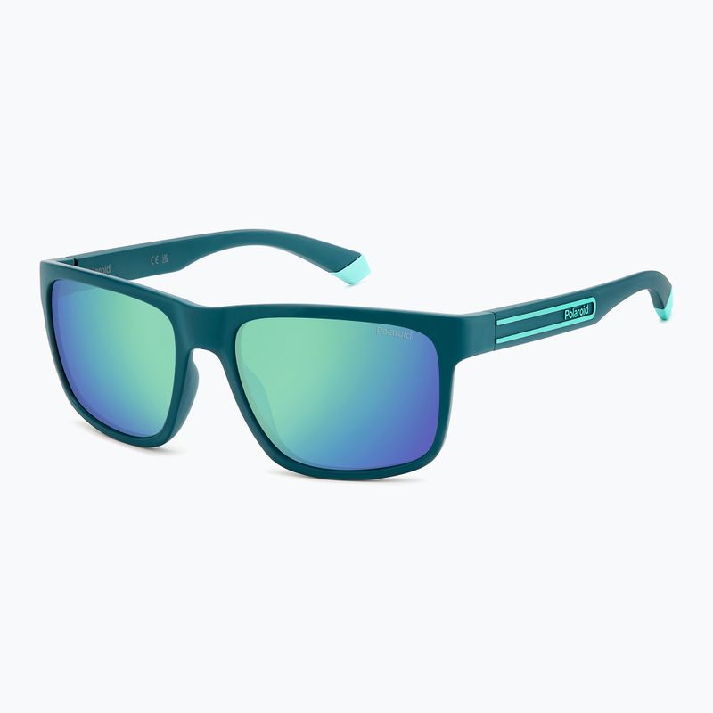 Polaroid PLD 2157/S matt teal/greygreen tükör polarizált férfi napszemüveg 2