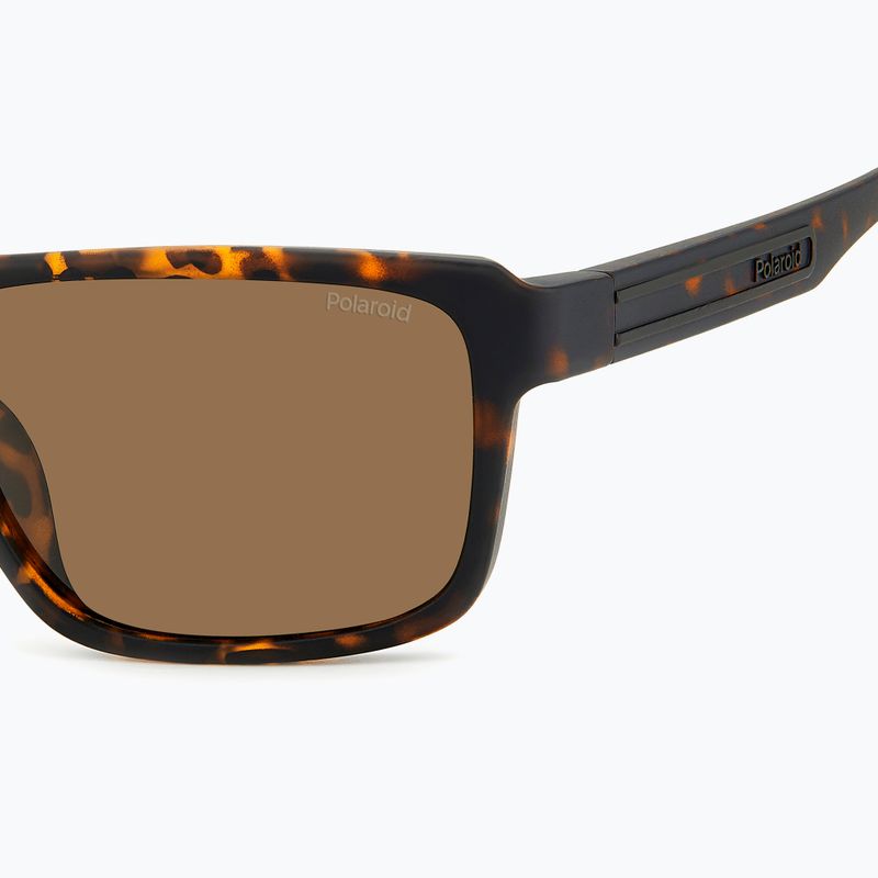 Polaroid PLD 2158/S matt barna havanna/bronz színű polarizált férfi napszemüveg 5