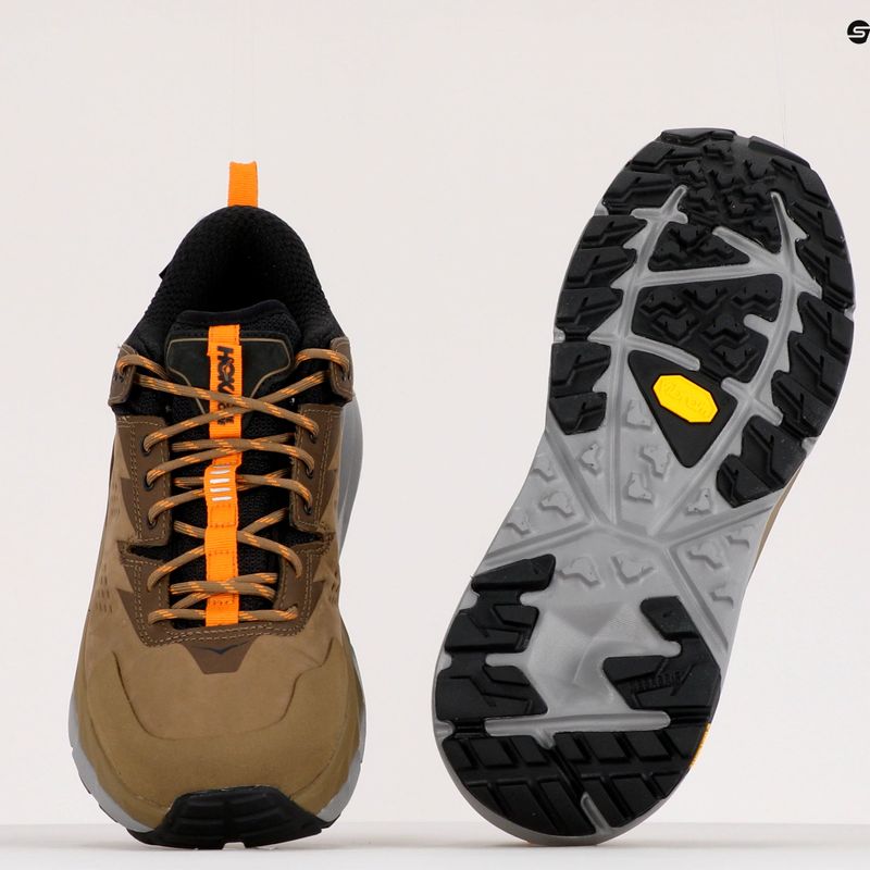Férfi túrabakancsok HOKA Kaha Low GTX barna 1118586 9