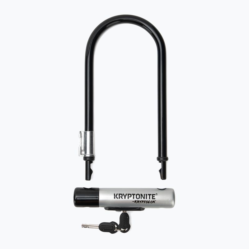 Kryptonite Kryptolok Standard U-Lock + Kryptoflex kábel fekete/szürke kerékpárzár 2