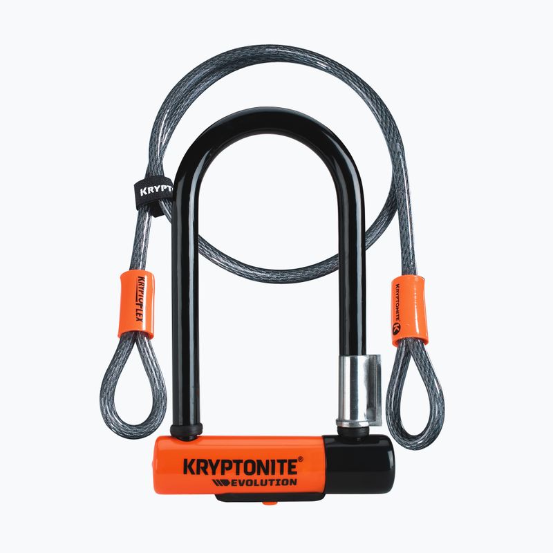 U-lock Kryptonite Evolution kerékpár zár fekete Mini-7in