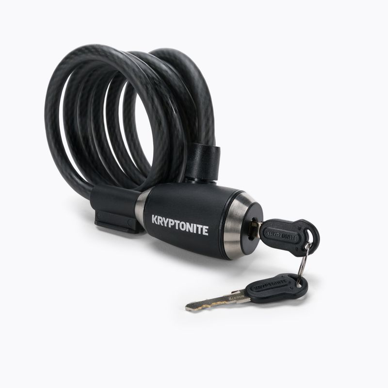 Kryptonite kerékpárzár KryptoFlex 1018 fekete Kulcsos kábel 2