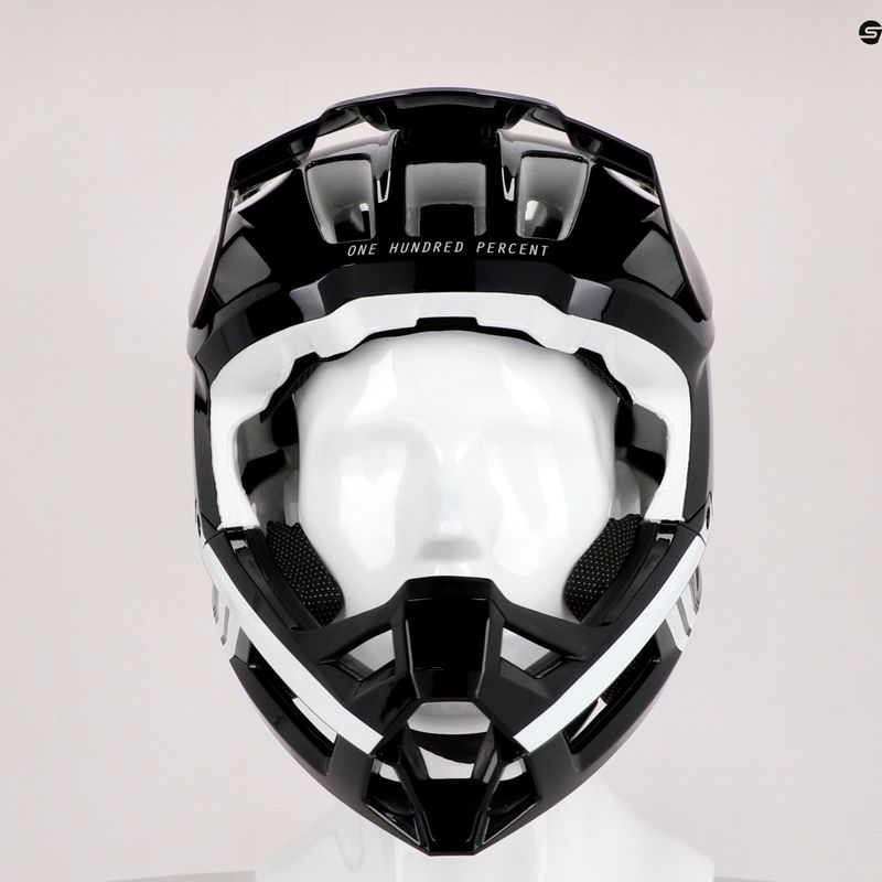 Kerékpáros sisak 100% Trajecta Helmet W Fidlock Full Face fekete STO-80021-011-11 10