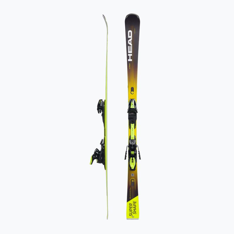 HEAD Supershape e-Speed SW SF-PR+PRD 12 sárga 313321/100857 downhill sílécek 2