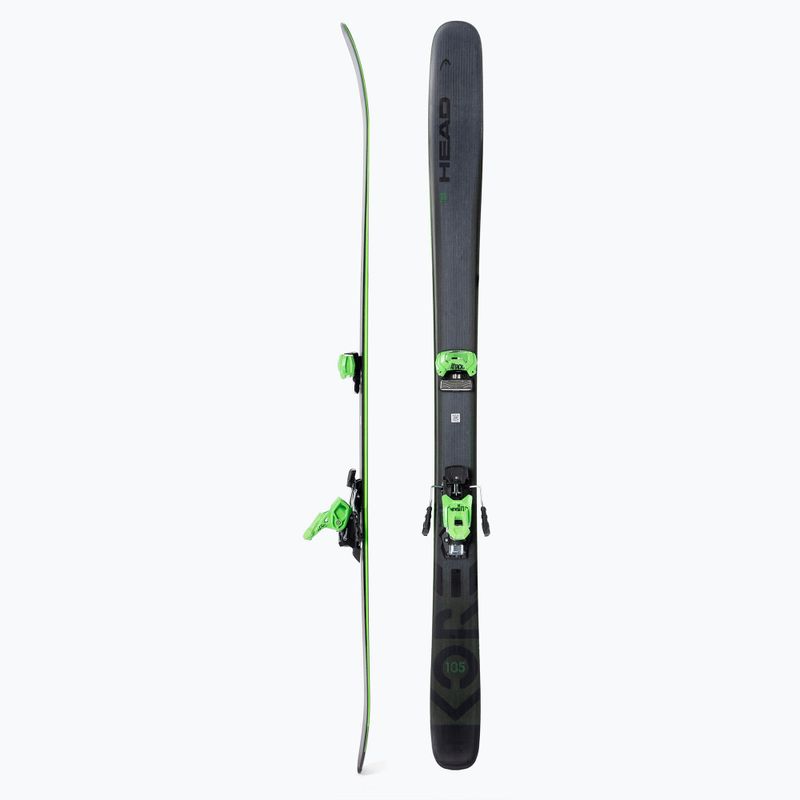 Downhill síléc HEAD Kore 105 fekete +Attack 14 315421/114436 2