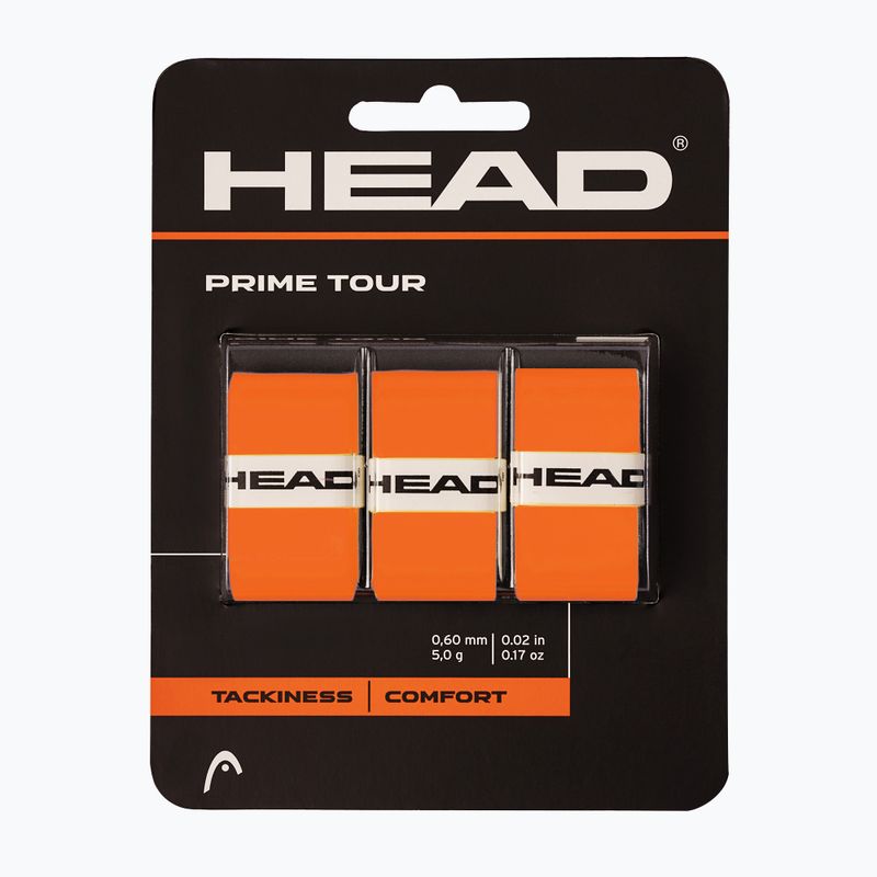 HEAD Prime Tour teniszütő csomagolások 3 db narancssárga