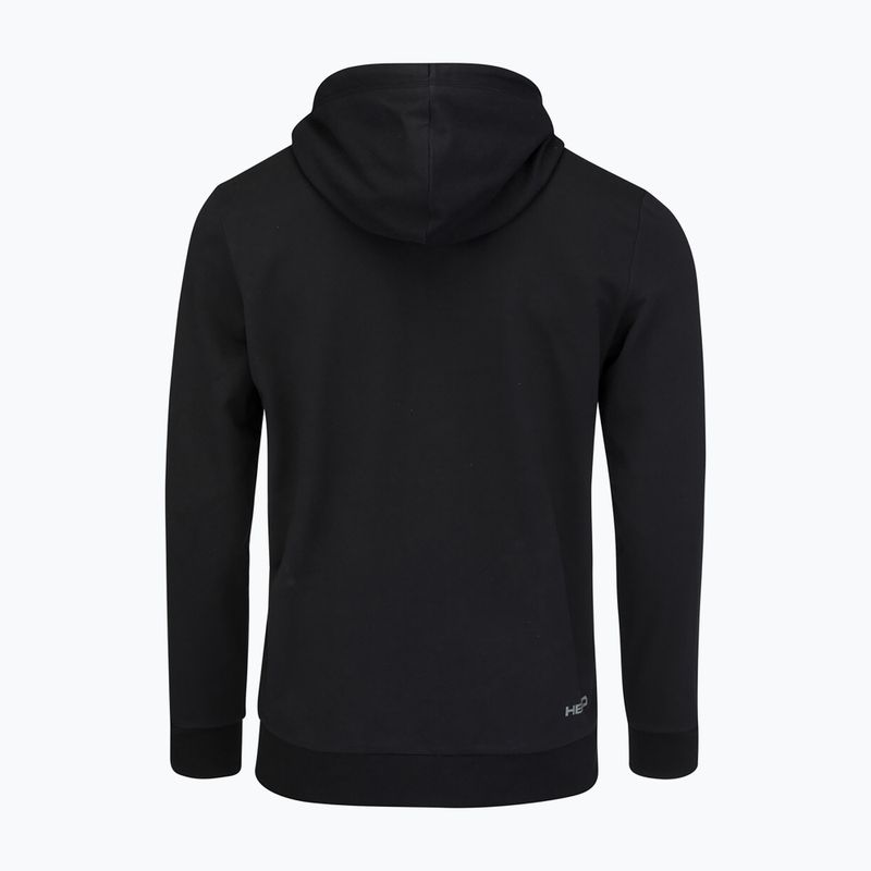 Férfi tenisz pulóver HEAD Club Byron Hoodie fekete 811449BK 4