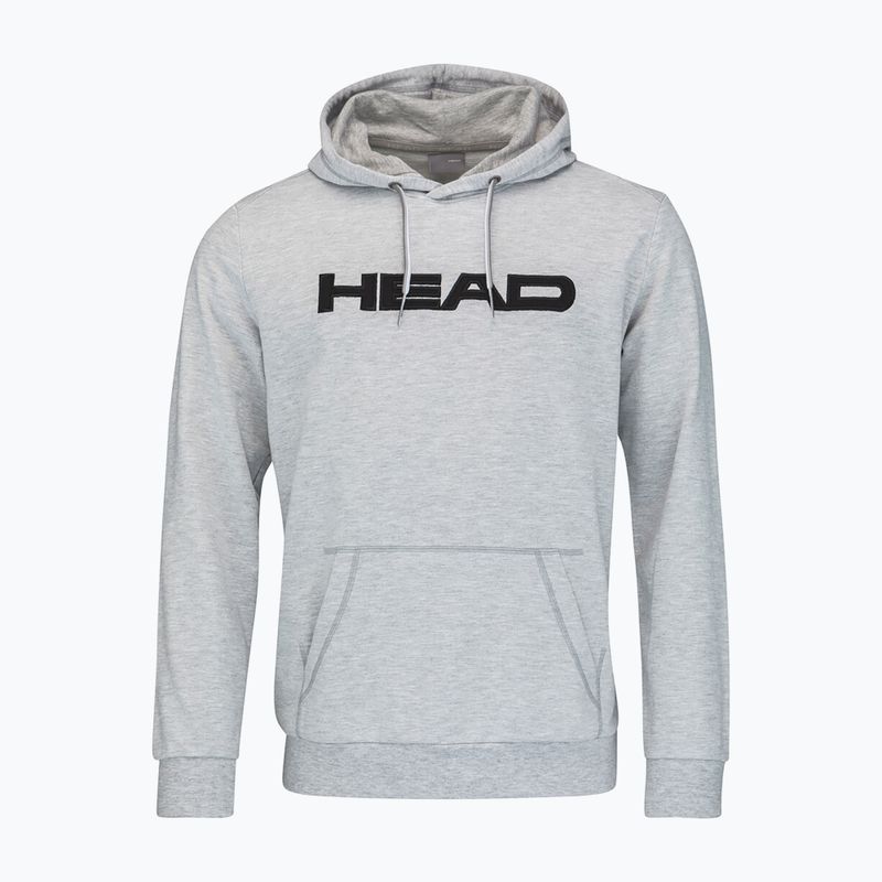 Férfi tenisz pulóver HEAD Club Byron Hoodie szürke 811449GM 811449GM